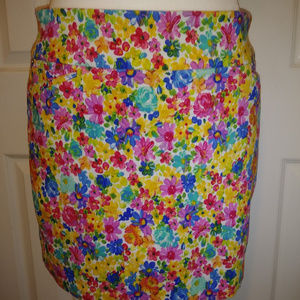 Rainbow Floral Skorts